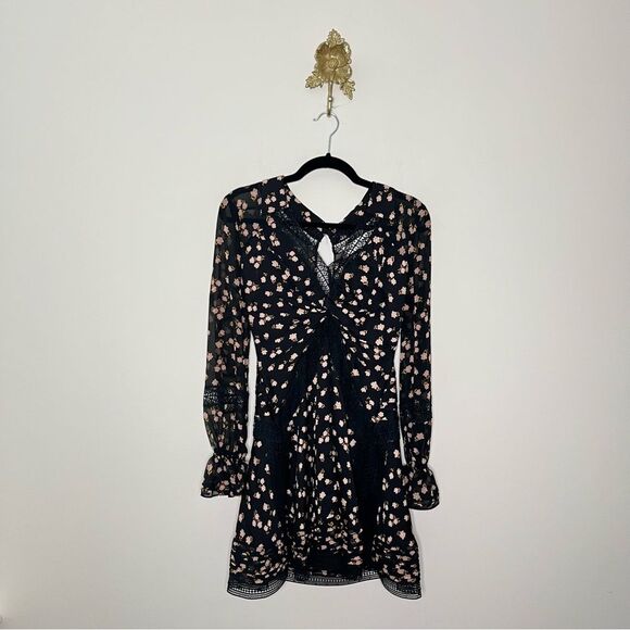 Self-Portrait Dresses & Skirts - Self-Portrait Twist Front Ditsy Dress 6